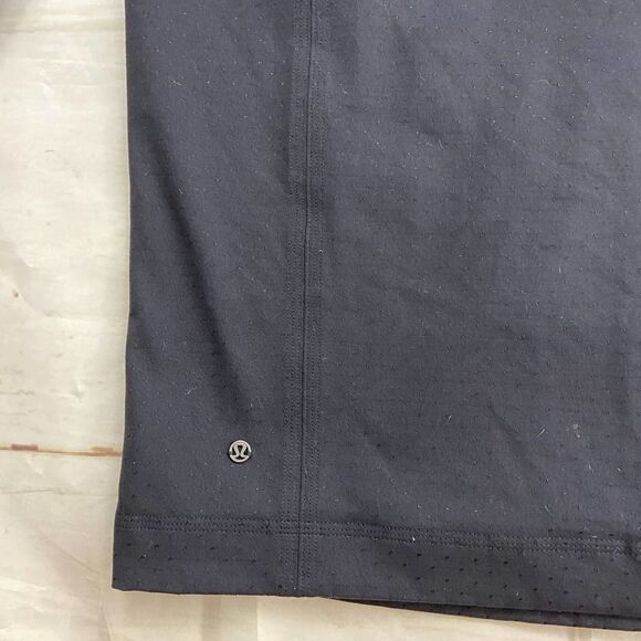 Lululemon Cocoon Car Coat Shine Dot Black Gray long casual jacket womens small - Picture 7 of 7